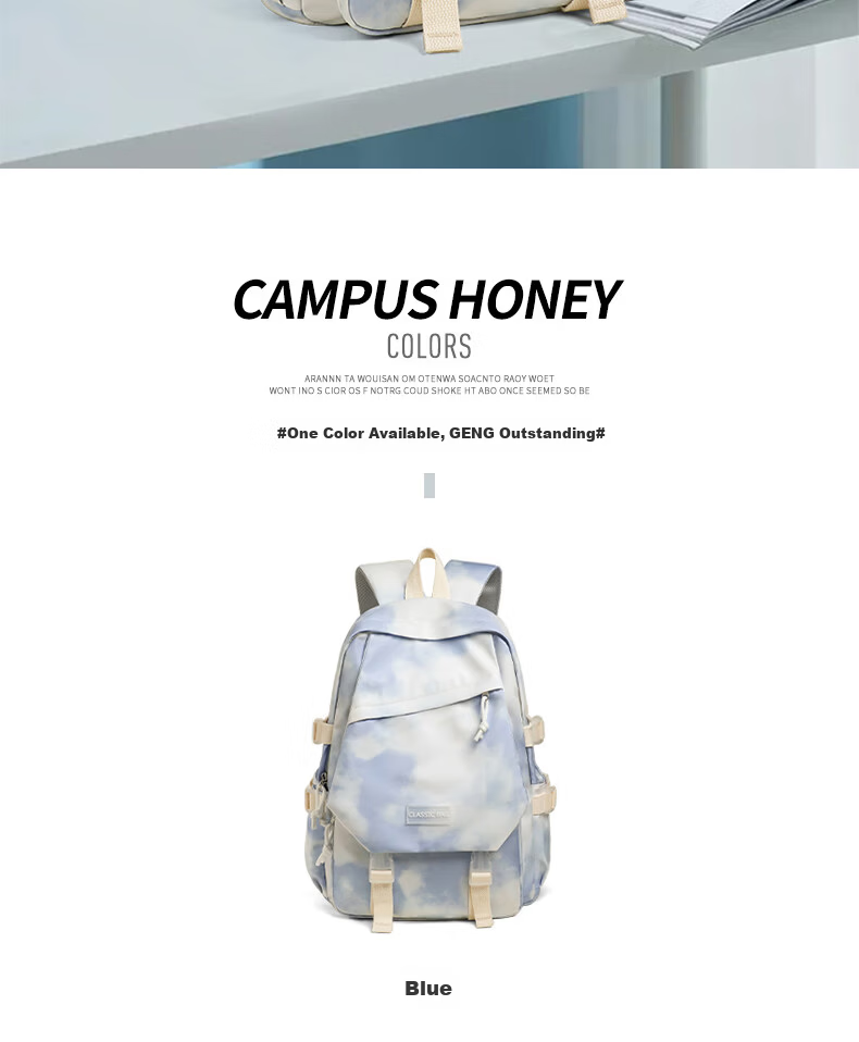 Viney Backpack for Elementary, Middle, High School and College Students, Large Capacity Laptop Backpack, Outdoor Travel, Stylish Double Shoulder Bag 1
