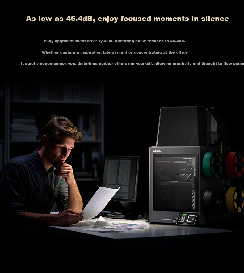 ELEGOO Mars 2 Pro Multi-Color FDM 3D Printer Home Desktop Auto-Leveling Custom High-Speed High-Precision 3D Figurine Model Maker for Kids Students 6