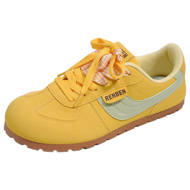 RENBEN 2026 Spring New Original INS Style German Training Shoes Dopamine Color Sweet German Training Shoes Fashion Ultra-Soft Sneakers