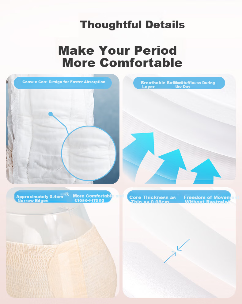 Beishute Daytime Adhesive Sleep Pants Sanitary Napkins M-L Size 12 Pieces (80-140 Jin) JD Good Product 8