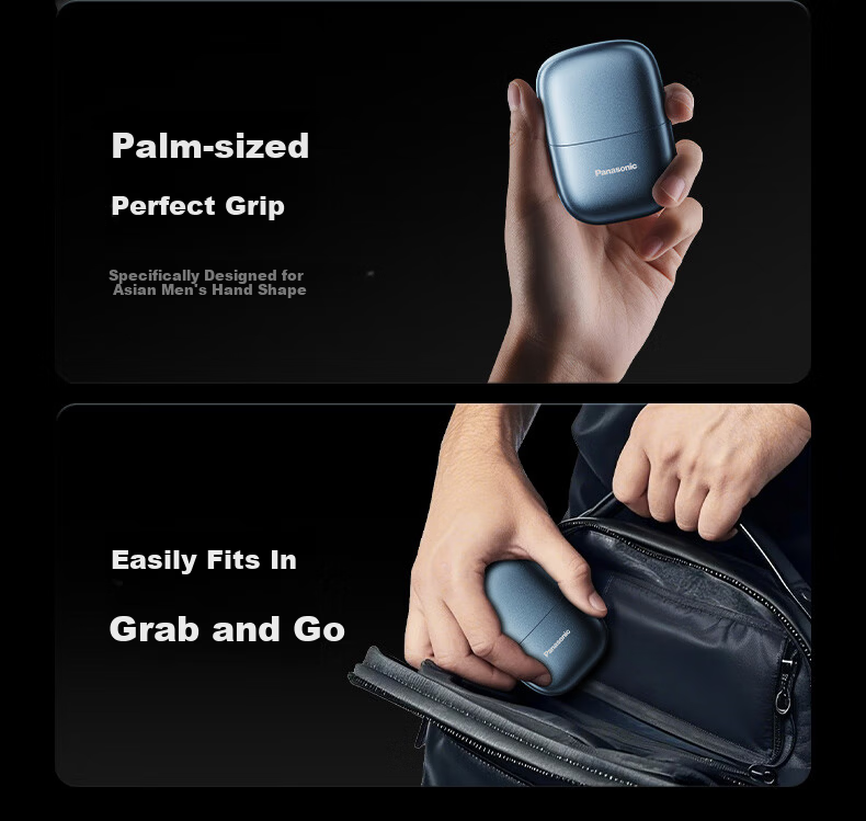 Panasonic [Mid-Autumn Festival Gift] Electric Shaver, Mini Square Box, Mini 2.0 Portable Reciprocating Model for Men, Boyfriend Birthday Gift Box, CM21 White 10
