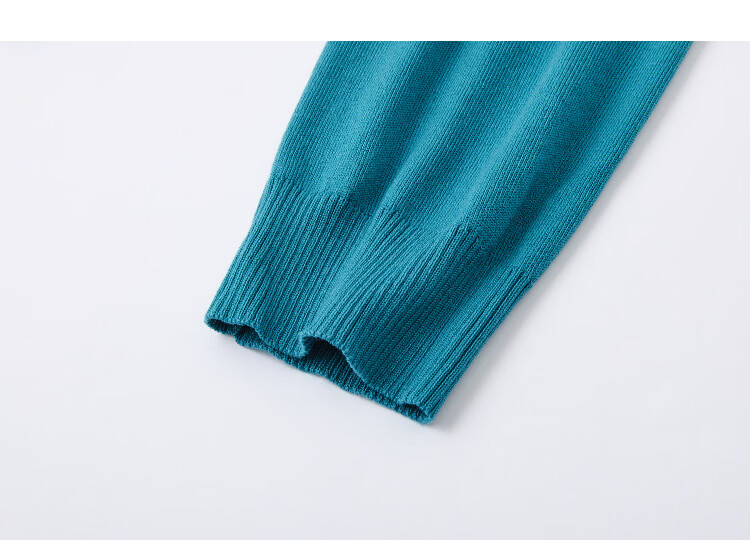 Demana [Cloud Breath Lyocell] Spring Design Fake Two-Piece Color-Block Stitching Lightweight Women's Knit Sweater 11
