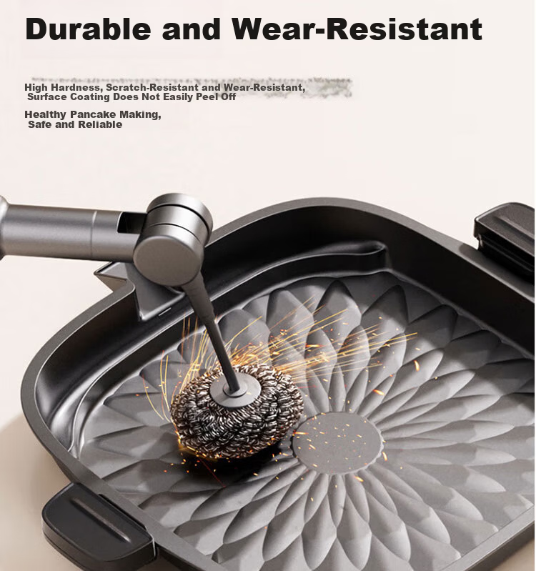 Joyoung Multifunctional Double-Sided Heating 0-Fluorine Titanium Ceramic Electric Griddle 2200W High Power Breakfast Maker with 3 Adjustable Settings JK30-GK320 13