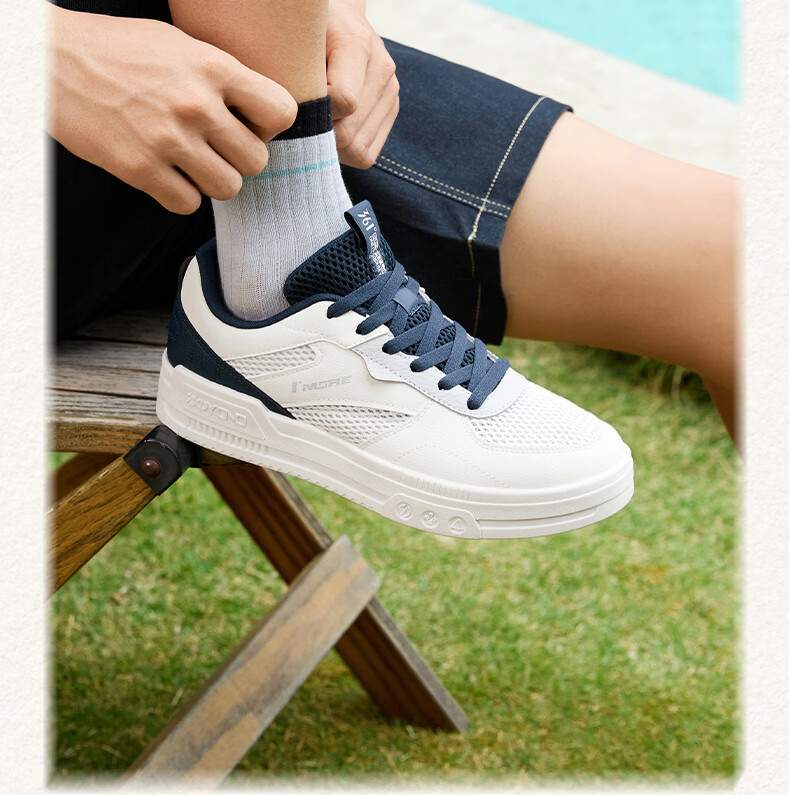 361° Men's Sports Shoes Spring Summer Breathable Classic Retro Versatile Thick Sole Casual Sneakers 672626621-1 14