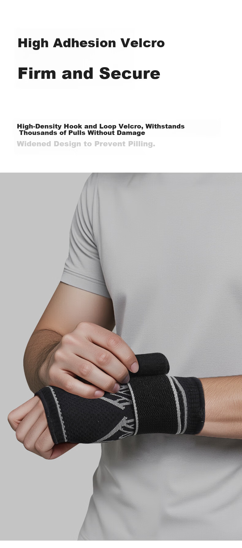 NAILEKESI N Sports Wrist Support Fitness Wrist Joint Sprain Stabilizer Tendon Sheath Feather Tennis Bench Press Volleyball Unisex Protective Gear 8