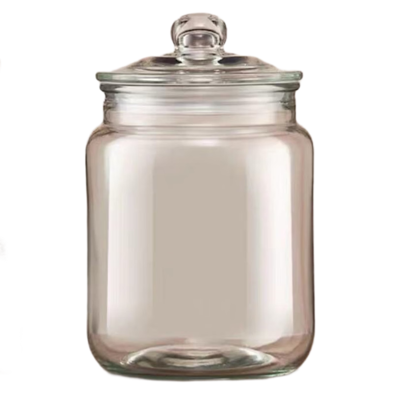 Home Story Dried Tangerine Peel Storage Jar Glass Sealed Food-Grade Large Capacity Tea Leaf Container