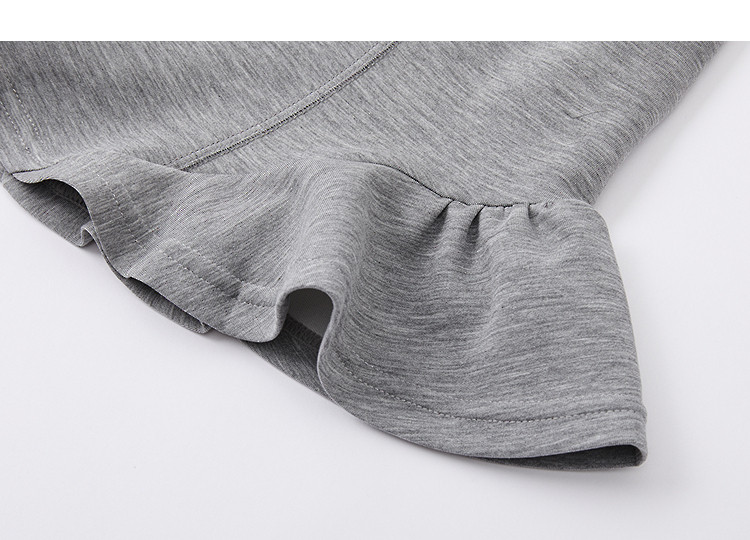 Demana Cloud Soft Spring Design Irregular Hem Round Neck Long Sleeve Slimming Conceal Body T-Shirt for Women Premium Feel 14