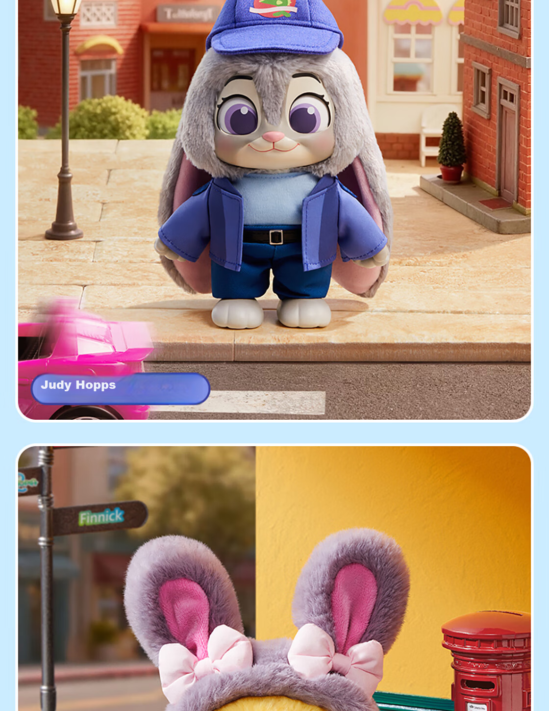 MINISO Disney Zootopia Partner Disguise Series Figurine Blind Box Toy Birthday Gift Single Box for Men and Women 8