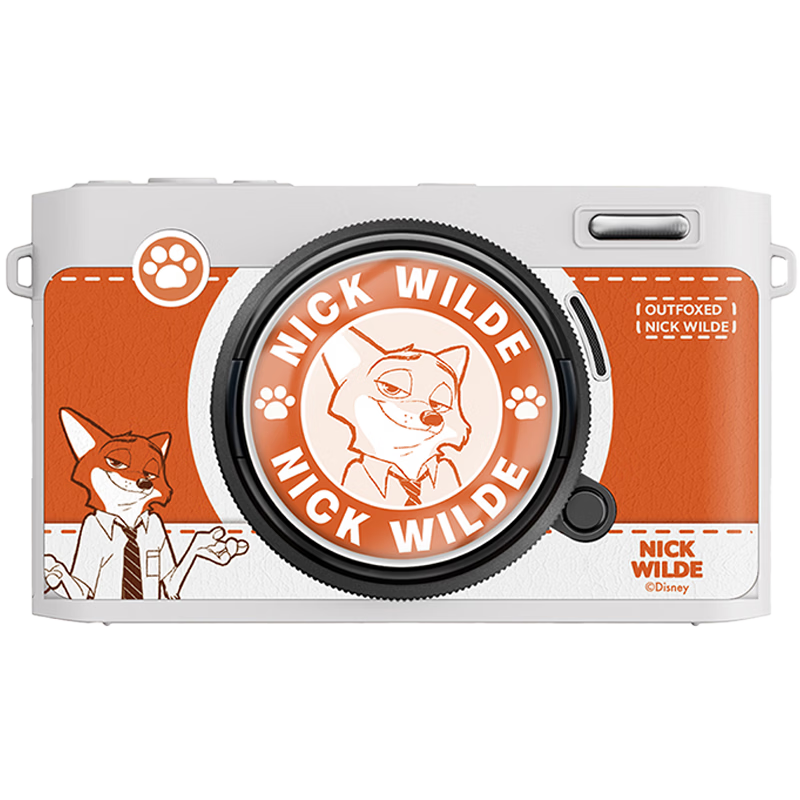 Disney Zootopia Digital Camera Student Touch Screen Anti-Shake Fill Light Beauty Photo Travel CCD Alternative Advanced Kids Gift Y60 Nick