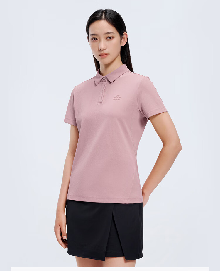 Pelliot Women's Outdoor Quick-Dry Polo Shirt Summer Breathable Short Sleeve Sports T-Shirt Quick-Dry Half Sleeve 125215020 White XXL 4
