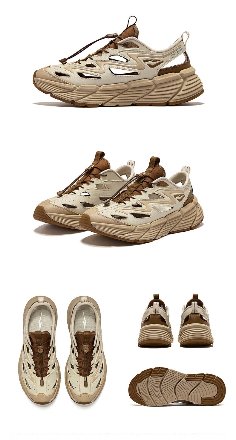 ERKE Men's Creek Hiking Sandals Outdoor Sports Casual Beach Shoes | [Yu Shi Same Style] Qingxi 2.0 29