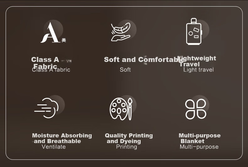 Boyang Home Textile First Class Airplane Blanket Air Conditioning Blanket Office Nap Blanket Cover Blanket Youlan 130*195cm 2