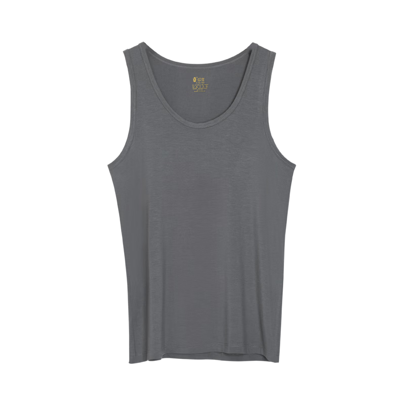 Hodo Home Men's 7A Antibacterial Modal Stretch Base Layer Vest Rock Gray XL