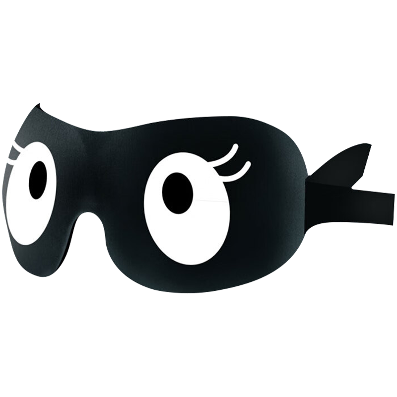 Lvxingjiushijiajialin 3D Eye Mask, Sleep Light Blocking, Specialized Children's Eye Protection Mask, Student Girls' And Ladies' Sleep Mask, Cute And Romantic, Big Eye Monster