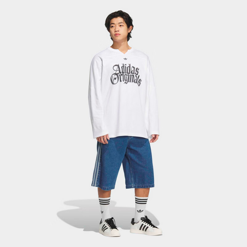 Adidas Originals Men's OG M TEE LS Long Sleeve T-Shirt KT3037 White L 3