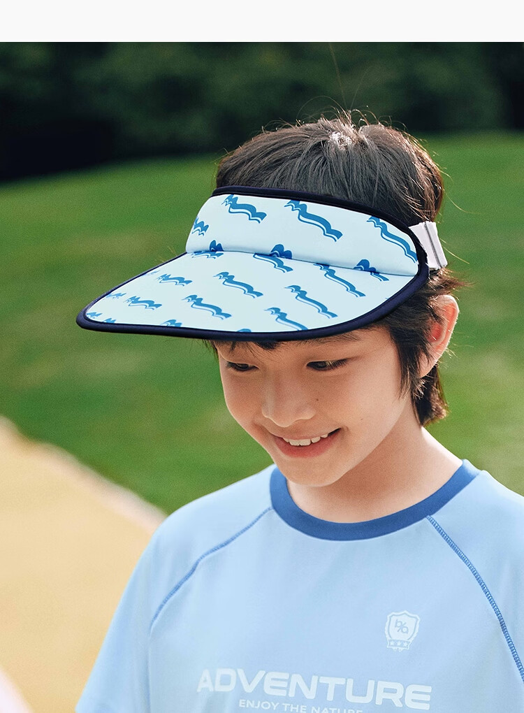 BALABALA Kids Summer Open-Top Hat Unisex Color-Block Sun Protection Comfortable Lightweight Outdoor Cap 209225160201 17