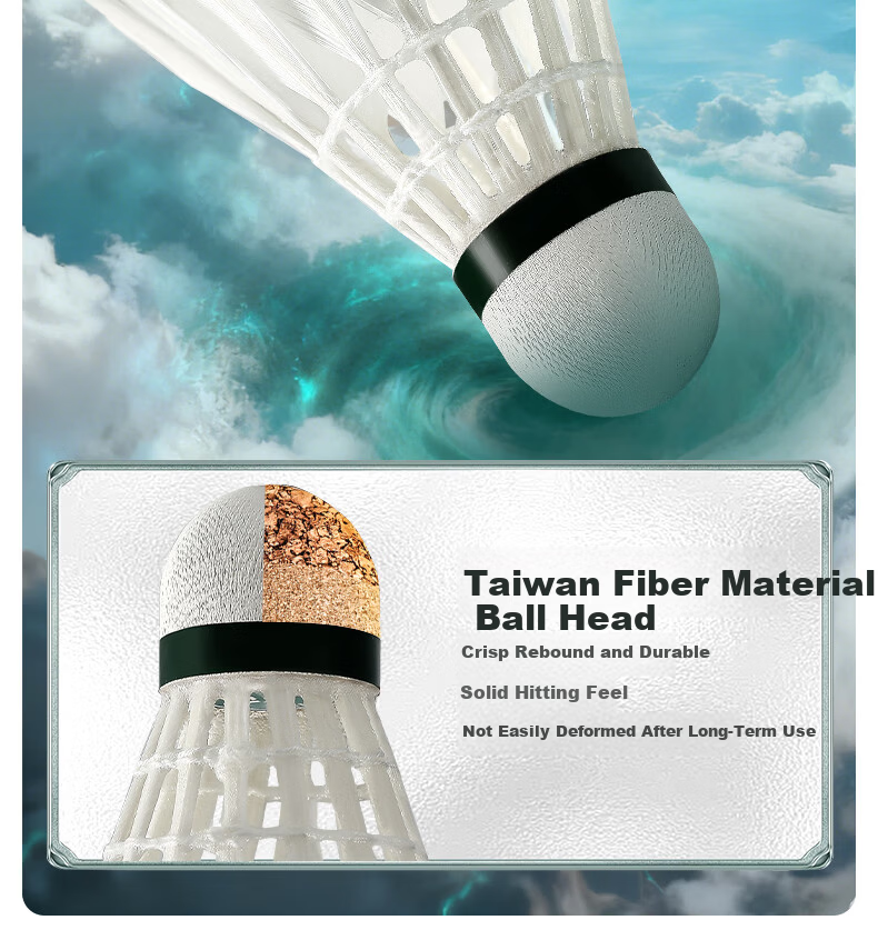 Kawasaki Badminton Shuttlecocks, True Dragon 800, Stable And Durable, for Advanced Competition And Training, Pack of 12 11