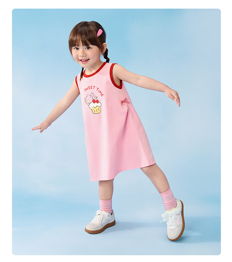 Balabala [balaOne] Kids Casual Shoes Girls Trainer Shoes 2026 Summer Sneakers Sweet Style 13
