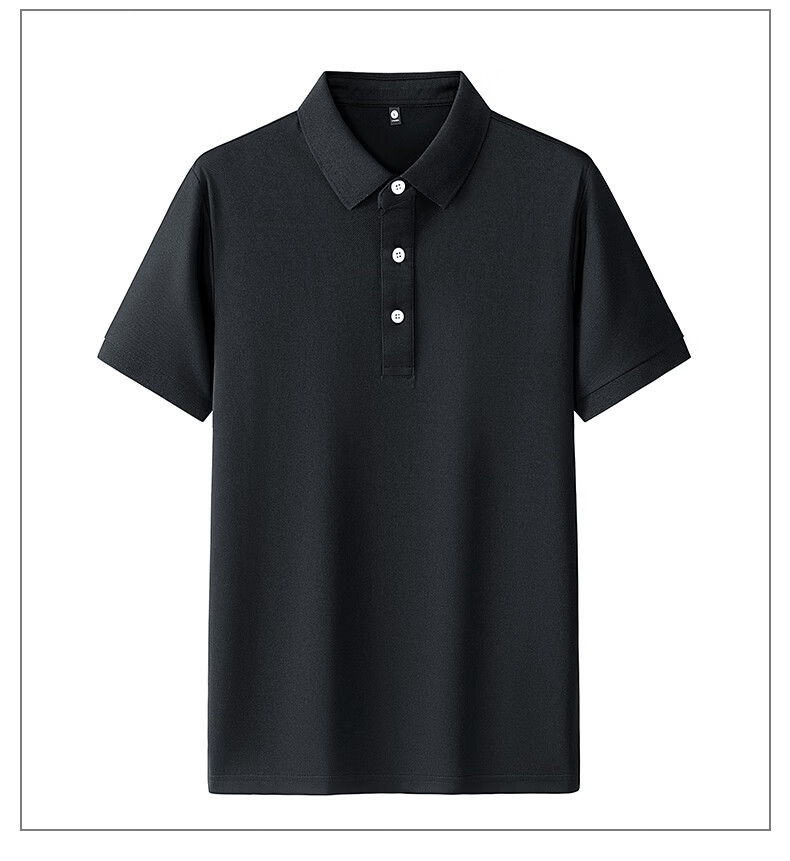 ROMON Short Sleeve Polo Shirt Summer 210G Cotton-Like Pique Mesh Breathable Ice Cool Fashion T-Shirt Casual Base Layer 20