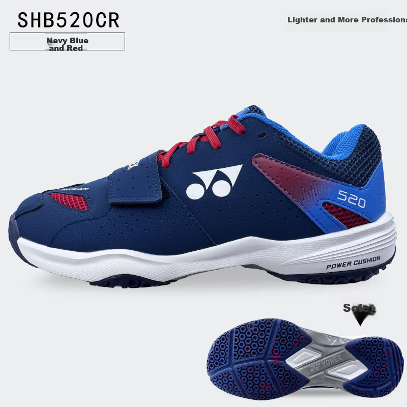 YONEX Badminton Shoes Year of the Horse Professional Competition Training Shock Absorption Breathable Sports Shoes SHB520WCR White Blue 40.5 24