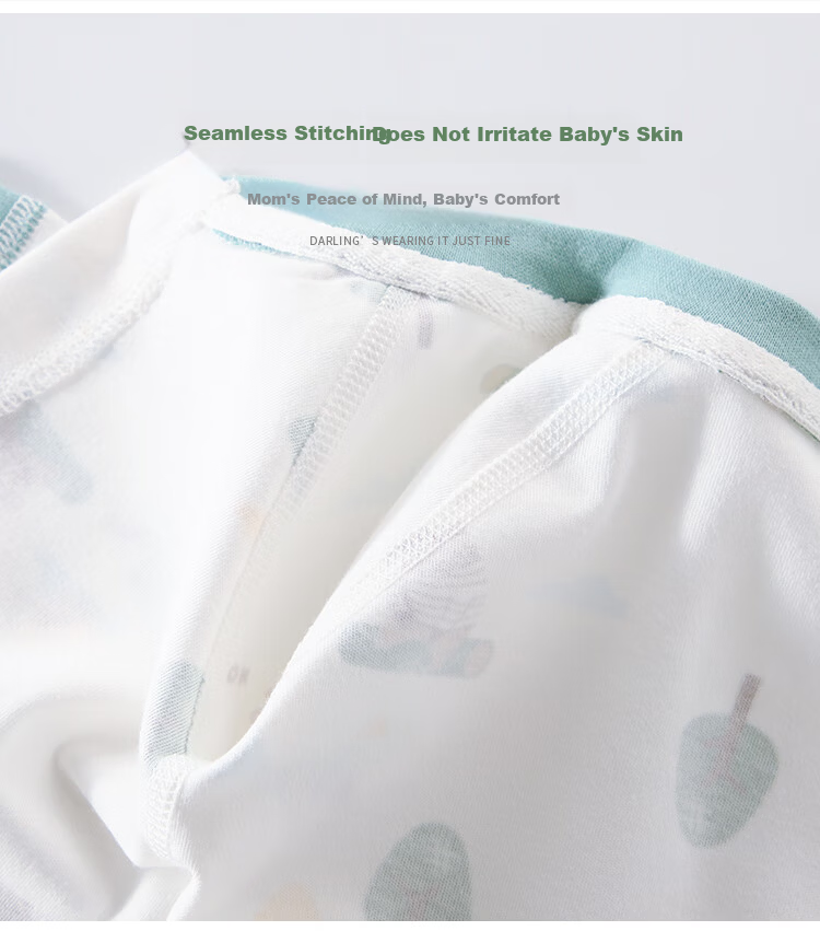 Qiaojiaoya Baby Clothes, Newborn Onesie, Infant Full Moon Outfit, Boys And Girls Baby Romper, Pure Cotton Pajamas, Spring And Autumn Season, Size 80 4