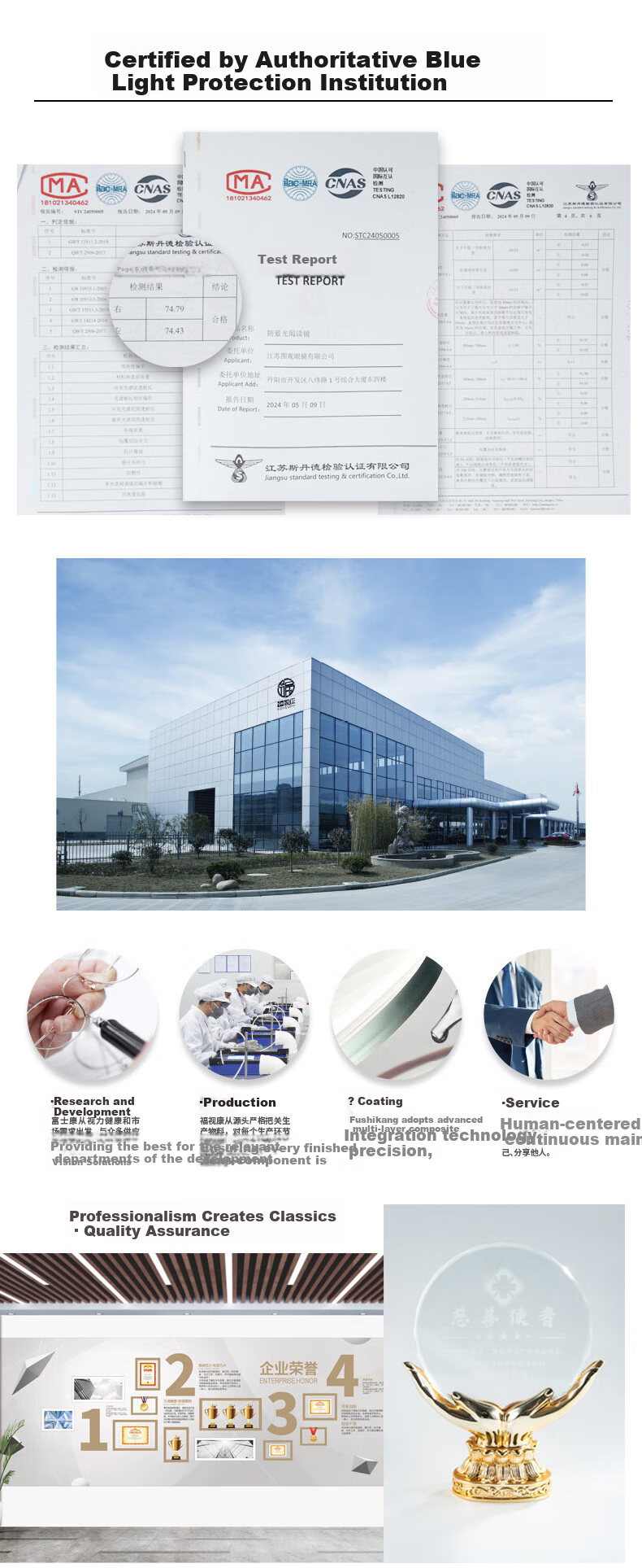 Fushikang Reading Glasses for Men, High-Definition Anti-Blue Light Business Fashion Imported High-Quality Presbyopic Glasses LG007 +200 28