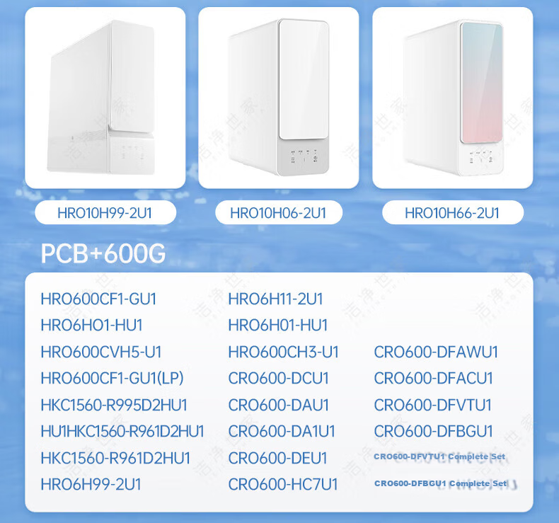 Clean Family Compatible Haier Water Purifier Filter Cartridge HRO6H99-2U1/6H11-2U1/CRO600-DCU1/DA1U1/DEU1/HC7U1/HRO6H01-HU1 RO600G Filter Cartridge 3