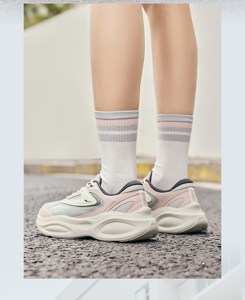 ERKE Women's Casual Shoes 2026 Spring New Ladies' Bread Shoes Outdoor Sports Dad Sneakers | Cangsheng 3 20