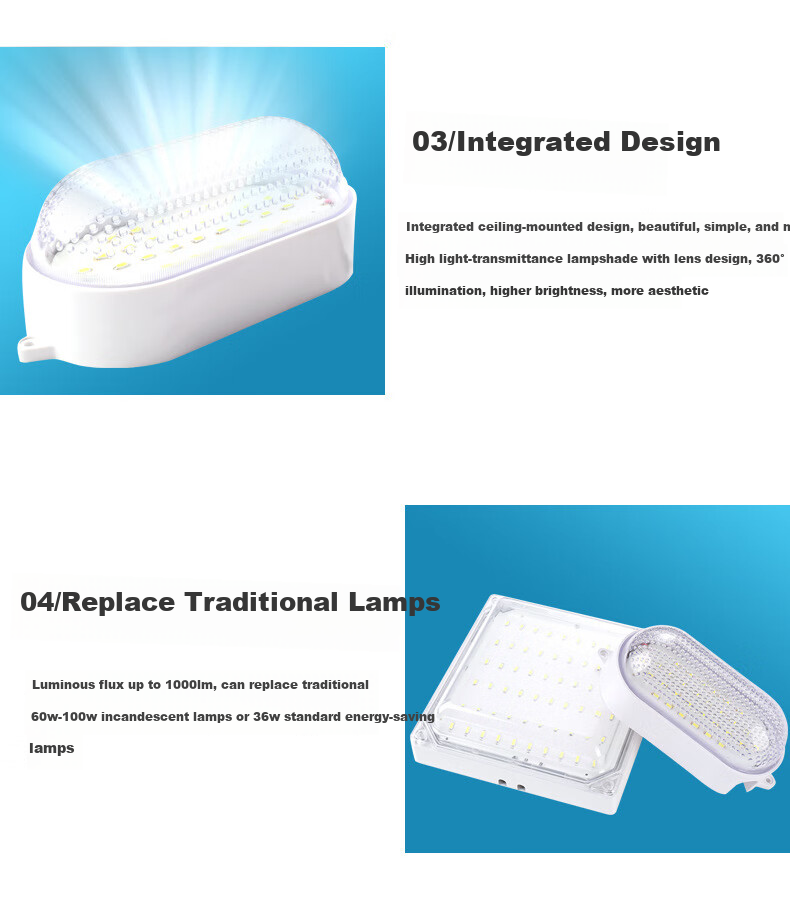 Hanyiwei LED Tri-proof Light Cold Storage Lamp HYW-FC1 Waterproof Moisture-proof Fog-proof Round Lighting Explosion-proof Cover Warehouse Cold Storage Special Lighting 7