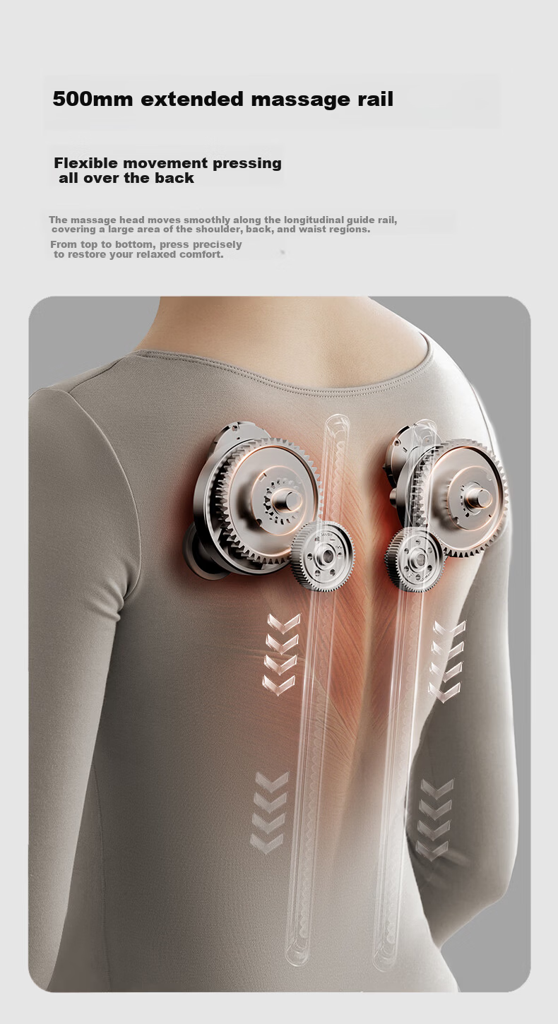 PHILIPS Waist Massager Shoulder Neck Back Kneading Heat Massage Device Hip Vibration Cushion 5705B Blue Birthday Gift Holiday Present for Friends 5