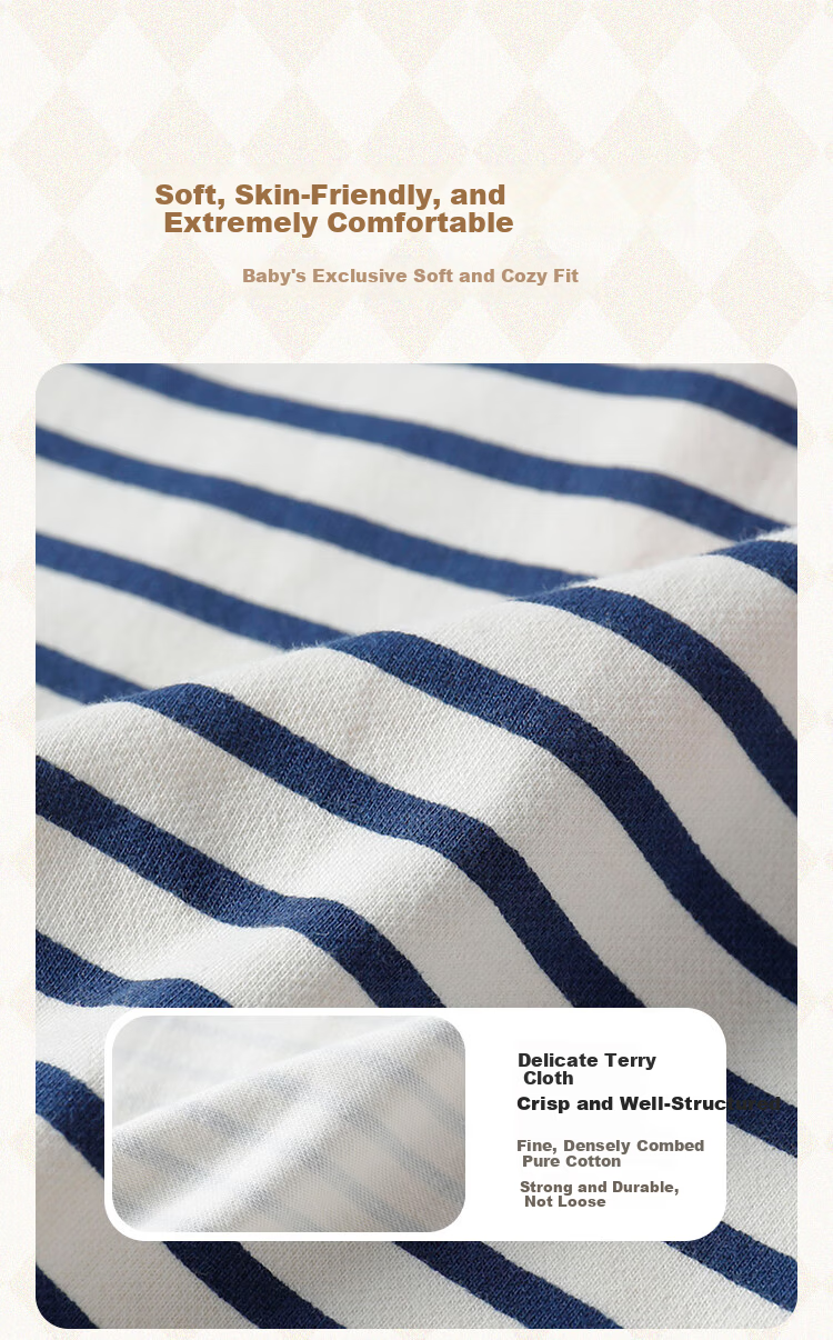 Classic Teddy Boys' Polo Shirt and Sweatpants Set, Dark Blue, Size 120, Spring Collection 7