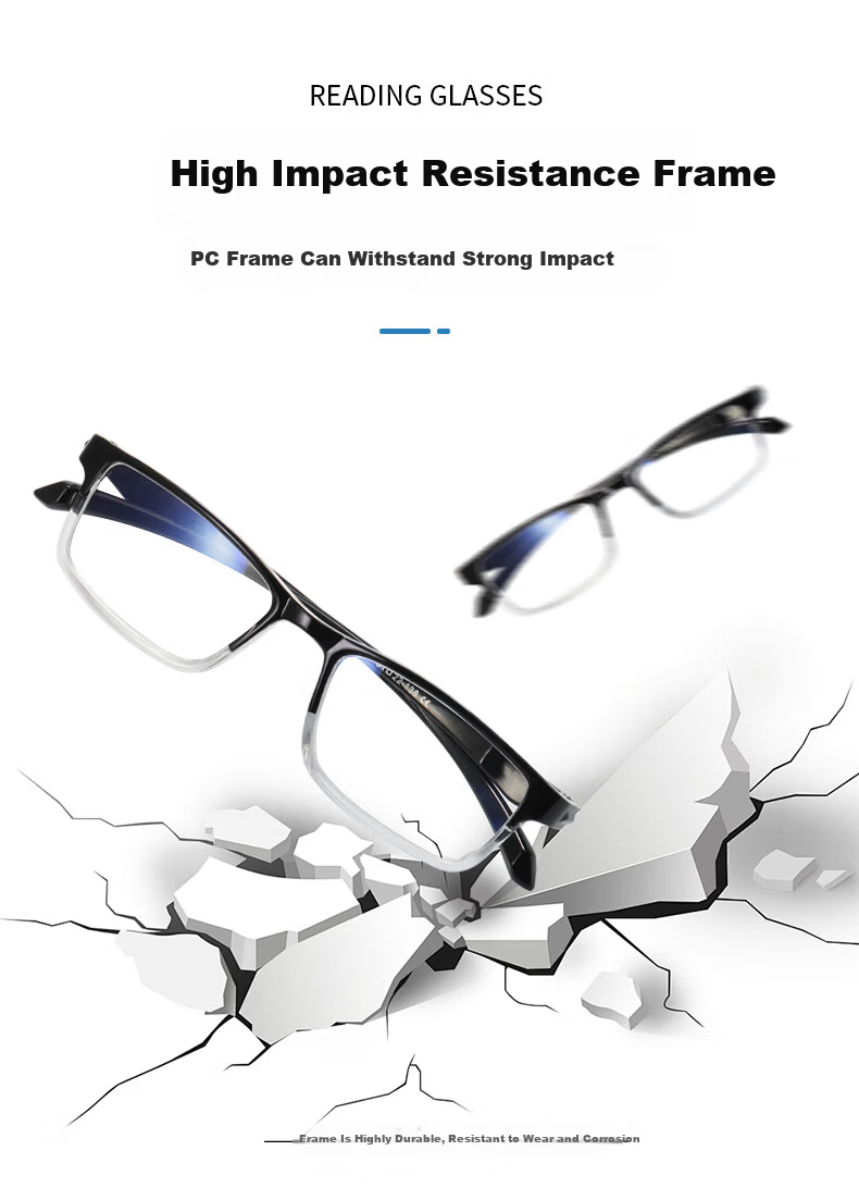 DRATRA Reading Glasses for Men, High-Definition Anti-Blue Light Farsighted Glasses, Middle-Aged And Elderly Phone Viewing Glasses, Presbyopic Glasses for Wome 5