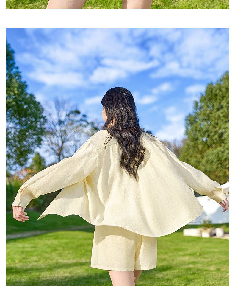 Urban Beauty Linen Shirt Women 2026 Summer New Luxury Youthful Stylish Blouse Ladies Shirt High-End Sun Protection Jacket 17