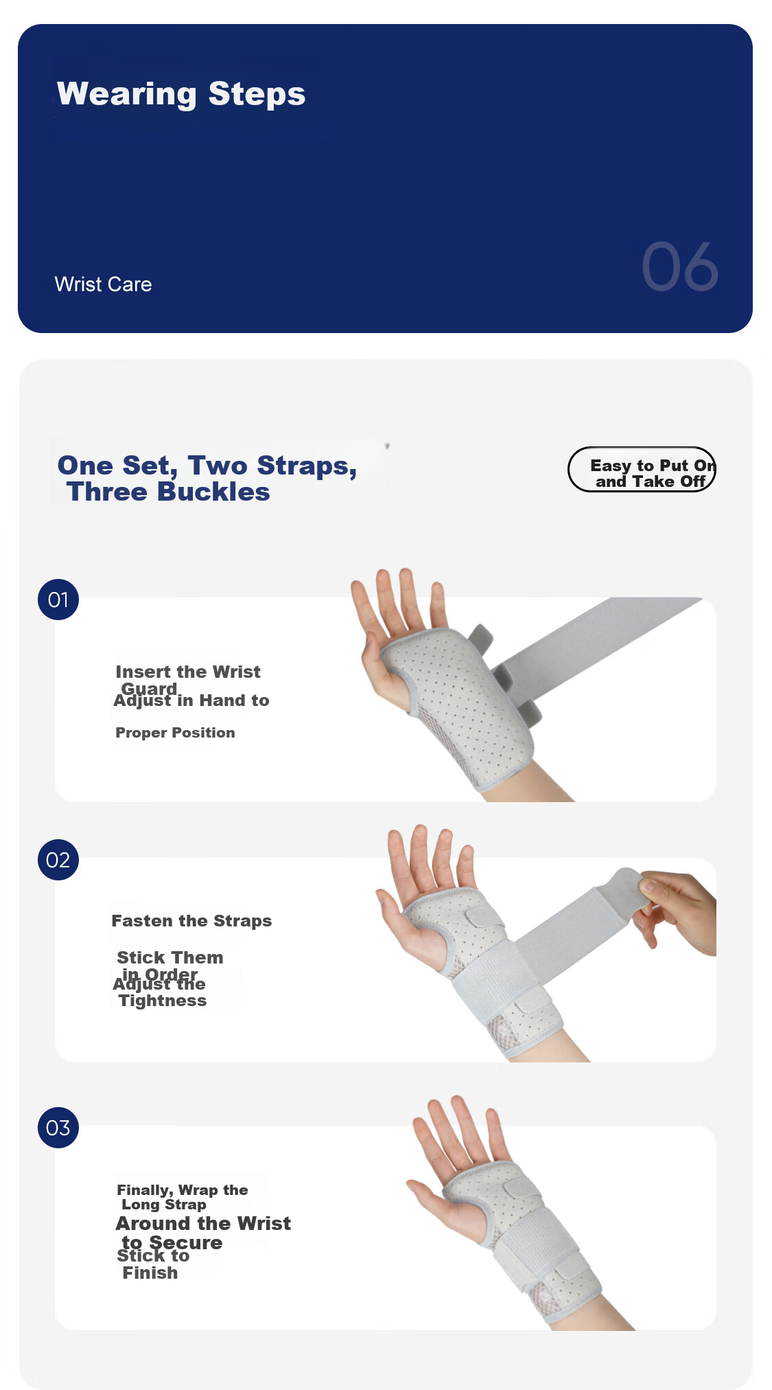 NAILEKESI N Medical Wrist Brace Joint Support Steel Plate Sprain Wrist Protector Tendonitis Fracture Splint Carpal Tunnel Syndrome Brace 5