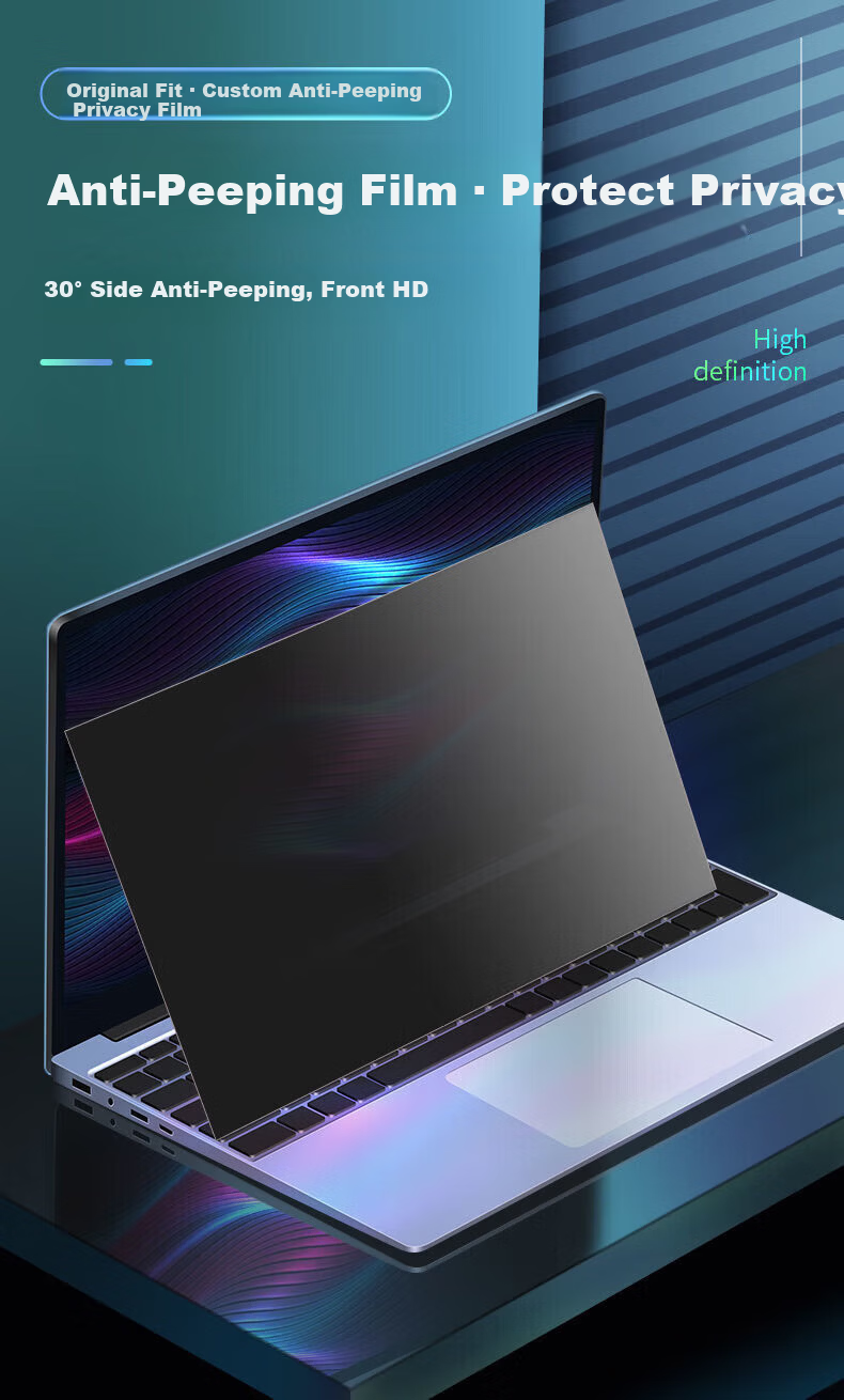 Aigo Privacy Screen Protector for Huawei MateBook 14/13/15/16 Full Adhesive Anti-Peeping Laptop Screen Film 1