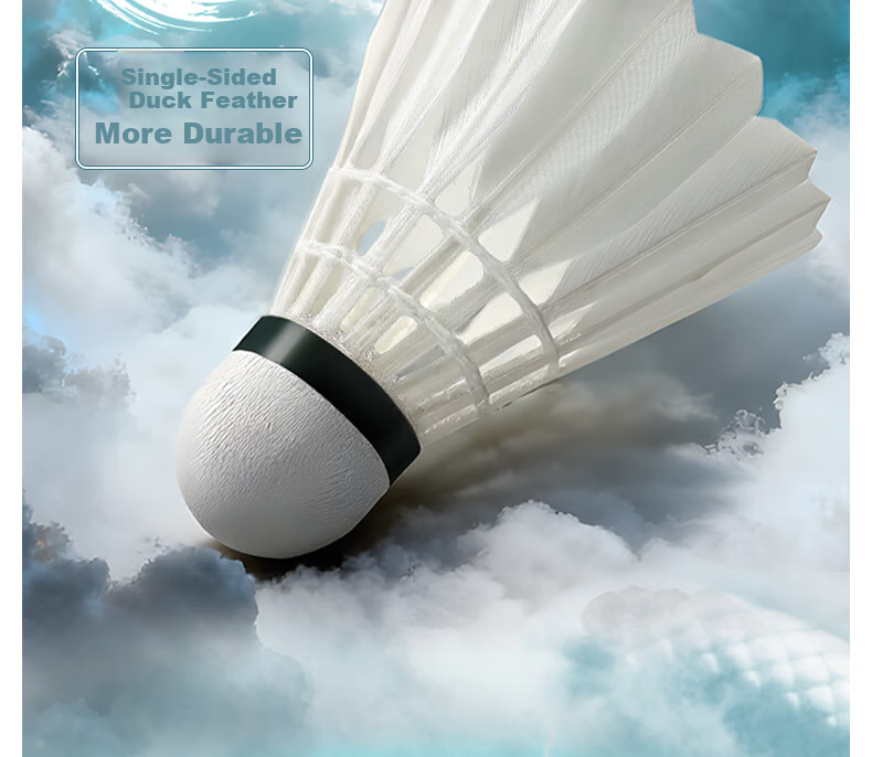 Kawasaki Badminton Shuttlecocks, True Dragon 800, Stable And Durable, for Advanced Competition And Training, Pack of 12 7