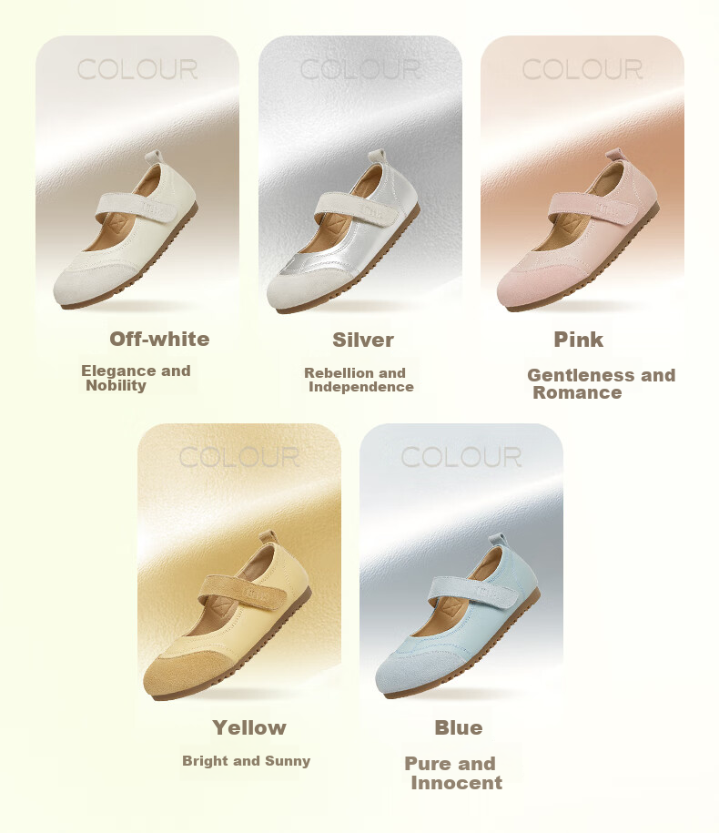 TEENMIX Mary Jane Women's Shoes Same Style as Zhang Ruonan Mall Version Flat Comfortable Casual Leather Shoes Silver 38 5