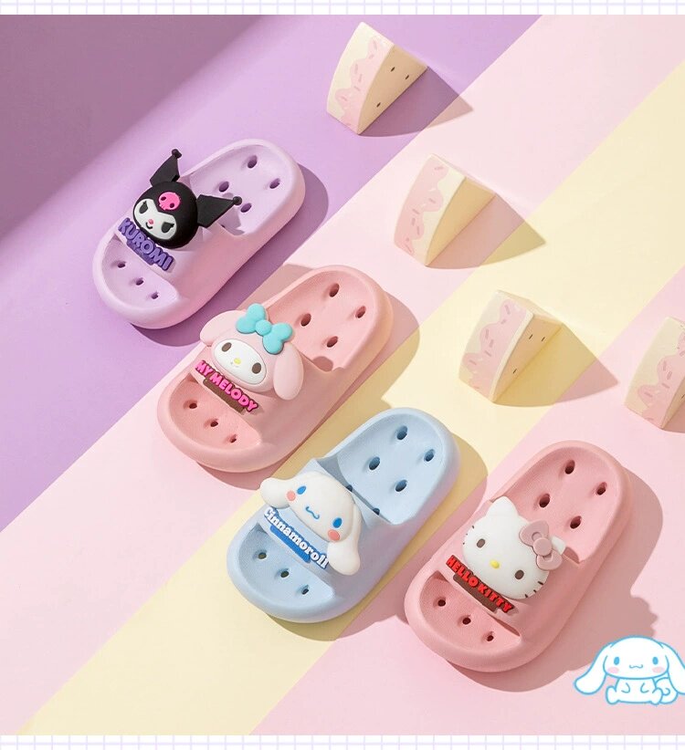 Ganmai Children's Slippers Girls Summer Sanrio Cinnamoroll Quick-Dry Bathroom Sandals Boys 180 9