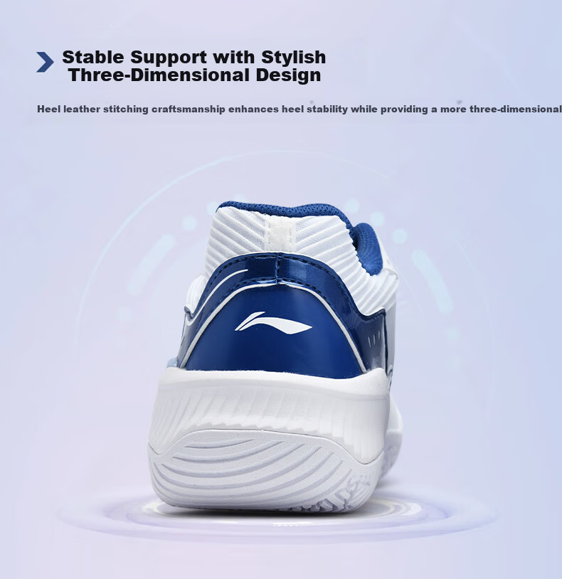 LI-NING Thunder Boom Series Badminton Shoes Unisex Competition Training Sports Shoes Non-Slip Wear-Resistant Shock Absorption 6