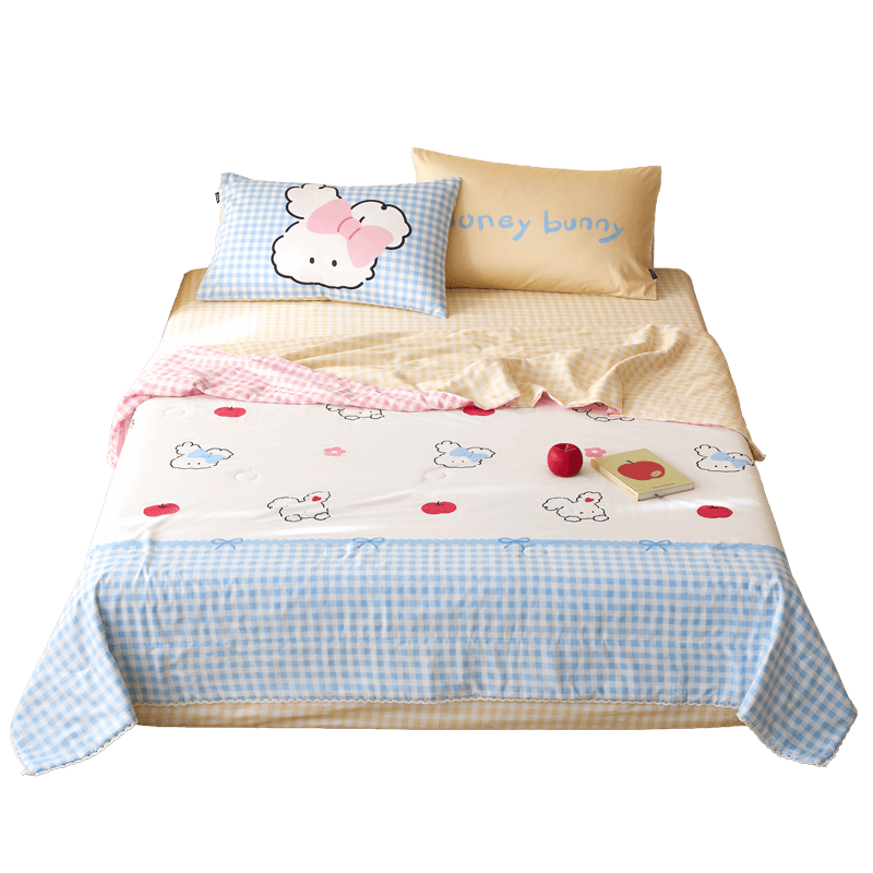 Dohia Home Textile 100% Cotton Summer Quilt A-Class Xinjiang Cotton Air-Conditioned Thin Blanket 203x229cm