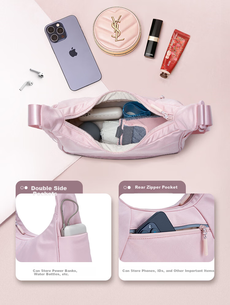 Samsonite Fashion Casual Women's Crossbody Handbag Lightweight Bag NT0 Light Pink 38 Women's Day Gift for Girlfriend 7
