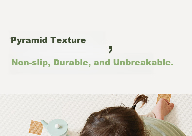 BG-BABYGO Baby Patchwork Crawling Mat Children's Floor Mat XPE Thickened Non-Toxic Odorless Infant Green Core 23
