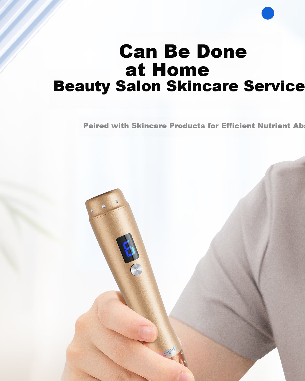 KDAY Electric Microcrystal Needle Scalp Hair Growth Infusion Serum Roller Minoxidil Applicator Beauty Salon Mesoderm MTS 5
