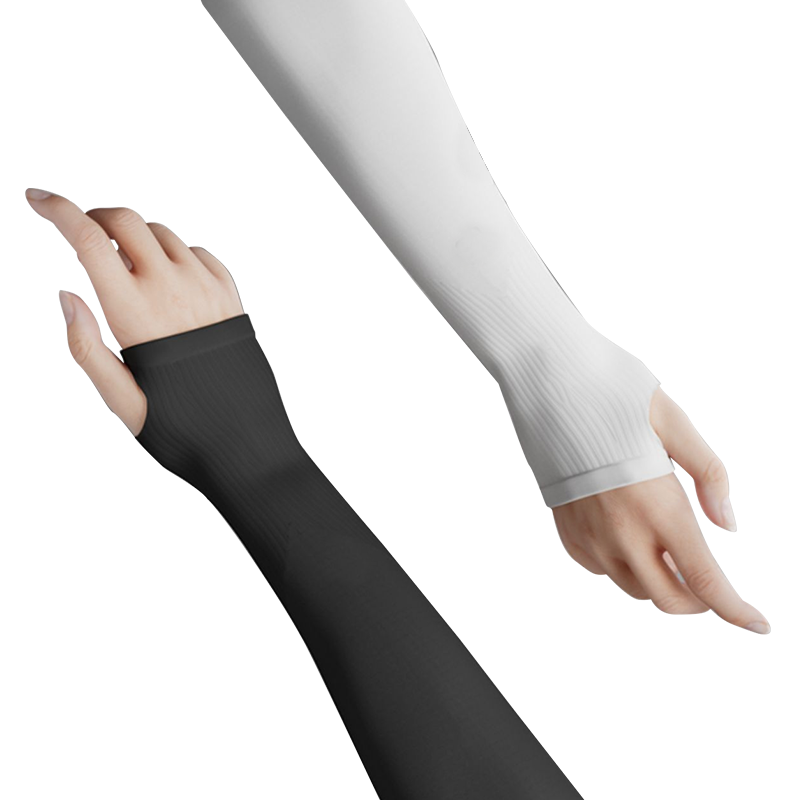Warrior Ice Sleeve Unisex UV Protection 50+ Cooling Ice Silk Arm Sleeves Sun Protection Cycling Arm Covers