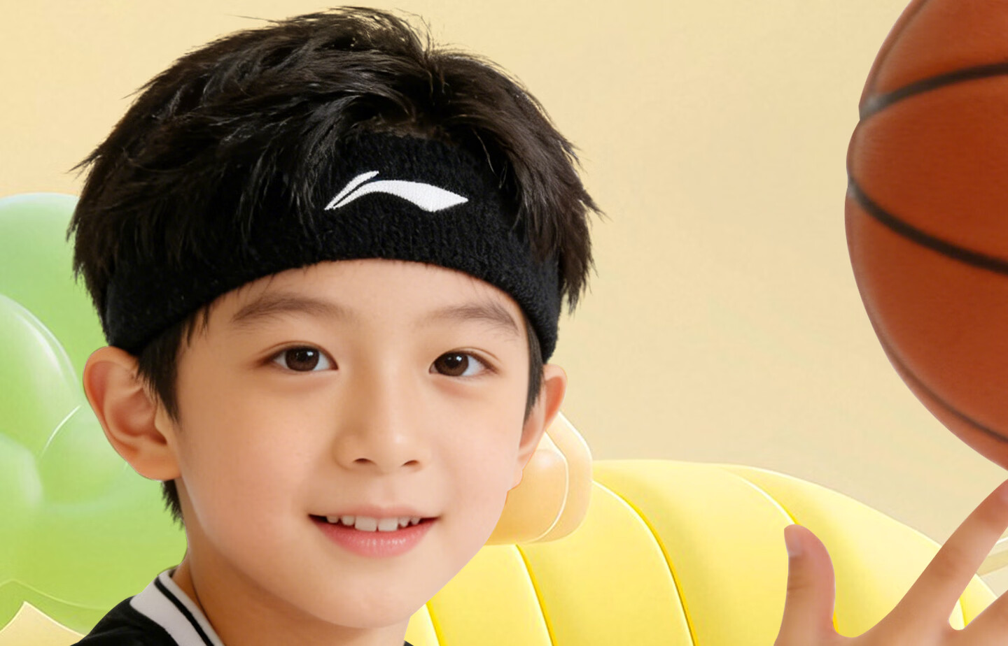 Li-Ning Kids Sports Sweat-Absorbing Wristband Basketball Equipment Thin Sweatband Badminton Wrist Sleeve 9