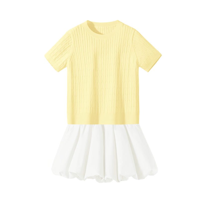 Disney Kids Forest Style Outfit 2026 Summer New Sweet Cute Girls Summer Fashion Stylish Clothing