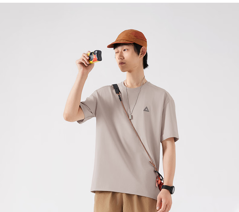 Peak Quick-Dry Short Sleeve Men's Summer Loose Breathable Commuter Casual T-Shirt Outdoor Sports Running Top Women DF662150 24
