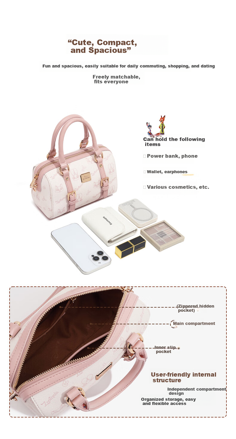 Disney Zootopia Women's Bag 2025 Limited Edition Luxury Gift for Women's Day Birthday Wife 7