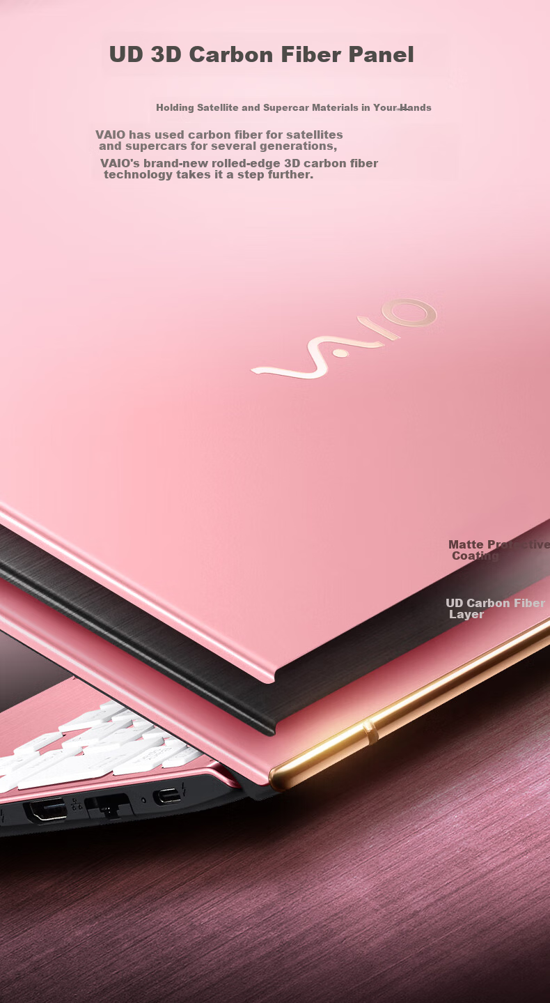 VAIO SX12 Lightweight Portable Laptop 12.5-inch Win11 Home Edition (i7-1360P 16GB 512GB SSD) Elegant Black with 15% National Subsidy 3