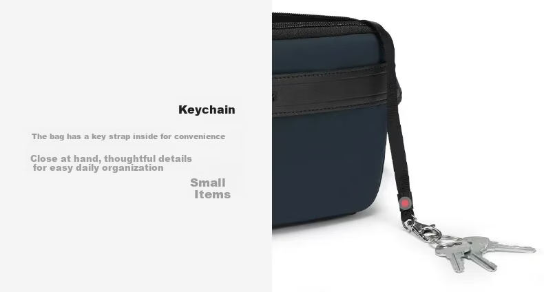 TUMI MONROE Series Men's Black Waist Bag/Chest Bag Crossbody Sports Travel Gift for Boyfriend Husband 5